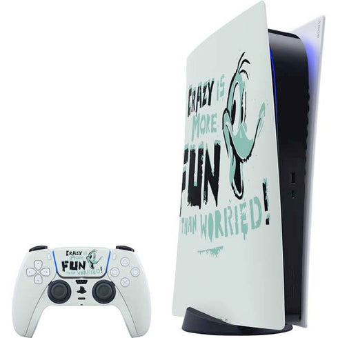 Looney Tunes Daffy Duck Crazy PS5 Digital Edition Bundle Skin